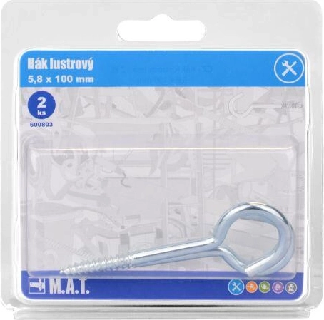 Luster kuka 100 × 5,8 mm – sjajna, 2 kom