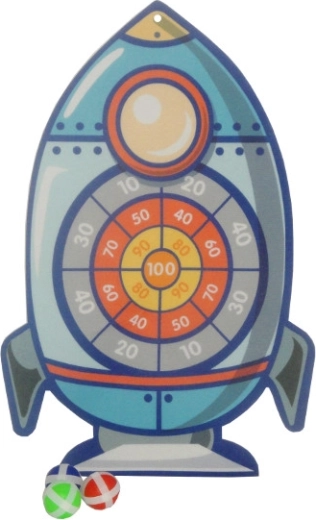 Dječja igra gađanja na čičak s raketom