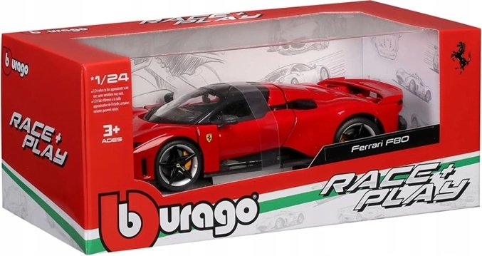BBU Ferrari F80 model auta 1:24 rosso corsa (crvena)