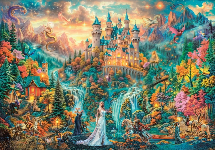 Clementoni puzzle Skriveno Kraljevstvo 2000 dijelova