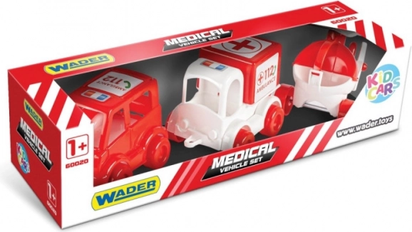 Kid Cars – bolnički set vozila