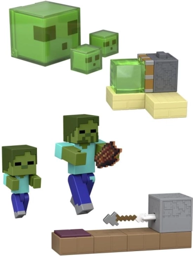 Minecraft akcijska figurica 8 cm s igraćim dodacima