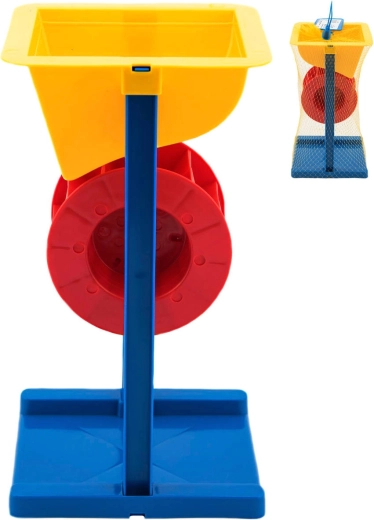 Lori plastic sand mill with hopper - 1 piece