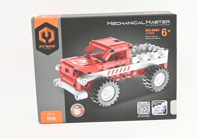 IM.MASTER vatrogasni jeep/pick-up građevinski set 2u1, 117 dijelova
