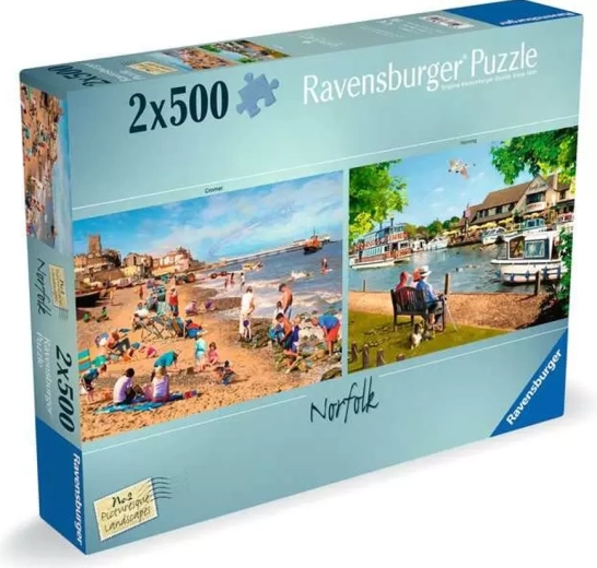 Ravensburger puzzle Picturesque Landscapes br. 2: Norfolk 2×500 dijelova