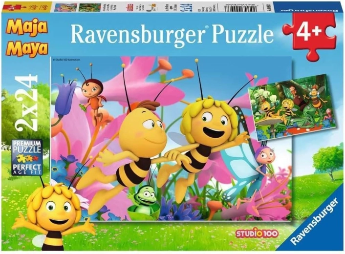 Ravensburger slagalica Pčelica Maja 2x24 dijela