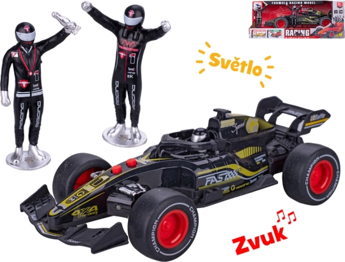 Trkaća formula s inercijskim pogonom 19 cm sa svjetlima i zvukovima