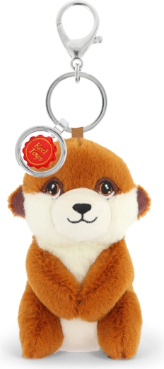 Plišani privjesak za torbu surikata 12 cm Keeleco