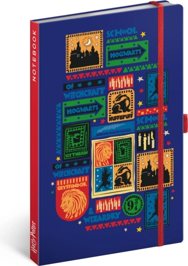 Notique bilježnica Harry Potter Hogwarts, na crte, 13 × 21 cm
