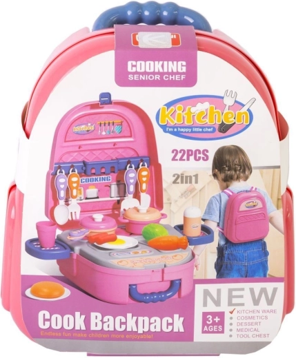 Mini dječja kuhinjica u ruksaku