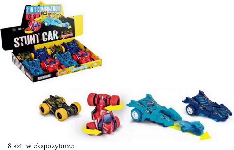 Akrobatski autić s rotirajućom osovinom ili izbacivačem