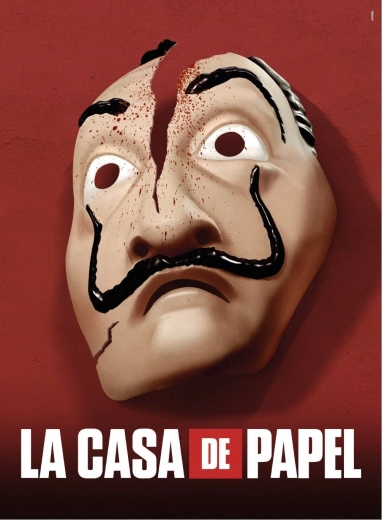 Puzzle Kuća od papira Netflix 500 dijelova