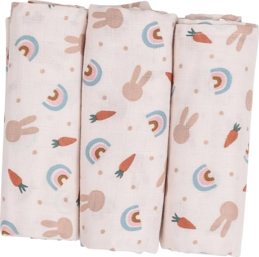 FreeON Bubaba cloth diapers Carrots and Rainbow (3 pcs)