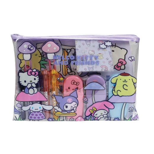 Hello Kitty and Friends Large School Set with Mushroom Theme