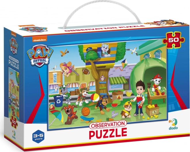 Puzzle za traženje sličica PAW PATROL 50 dijelova DODO