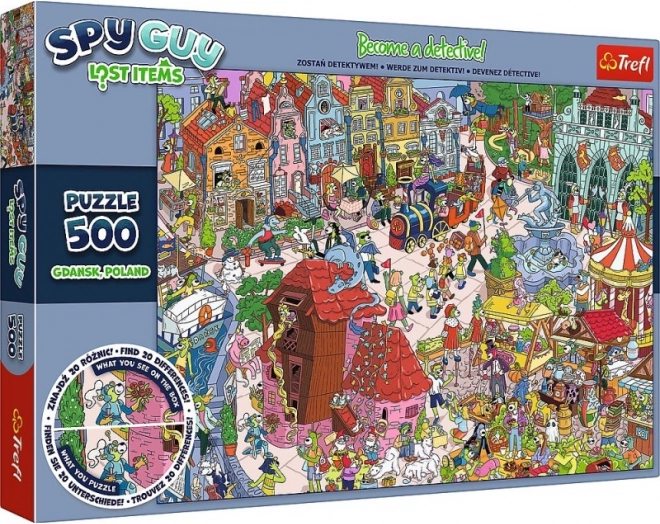 Puzzle 500 dijelova Spy Guy Izgubljeni predmeti Gdanjsk