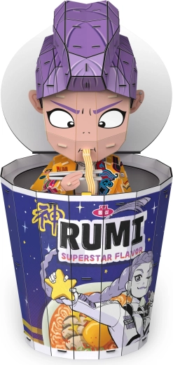 FDP K-POP ramen čašica s figuricom Rumi (Demon Hunters) – 3D puzzle - 1 komad