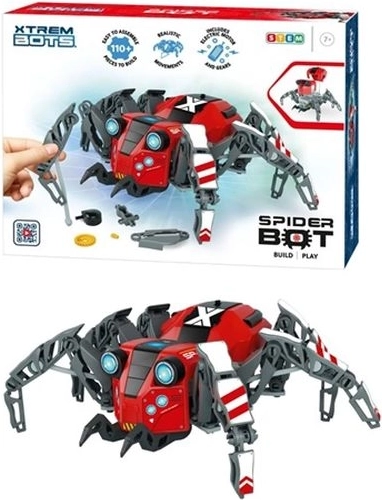 Xtrem Bots Spider Bot komplet za sastavljanje robotskog pauka