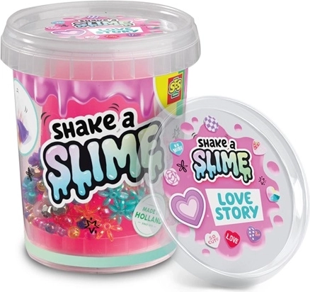 SES ShakeASlime Love Story ružičasti slime 200 g