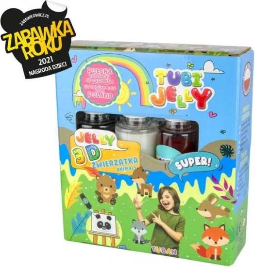 Set Tubi Jelly 3 boje – životinjice