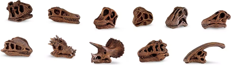 Safari Ltd. lubanje dinosaura – set mini replika