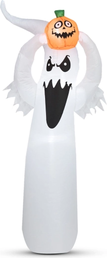 Inflatable Halloween ghost with LED lighting, 180 cm