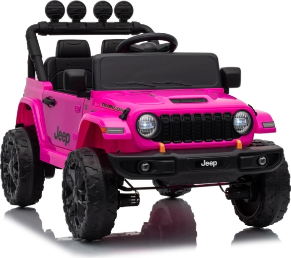 Dječji električni automobil Jeep Rubicon 24 V – Ružičasta