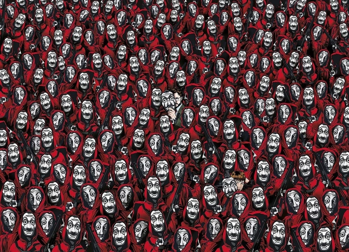 Clementoni puzzle Impossible Netflix Kuća od papira 1000 dijelova