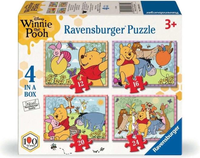 Ravensburger puzzle Winnie the Pooh 4 u 1 (12, 16, 20, 24 dijelova)