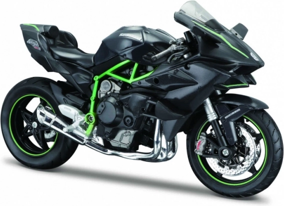 Metalni model motocikla Kawasaki Ninja H2 R sa stalkom 1/12