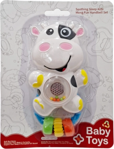 Zvečka za bebe kravičica sa svjetlom