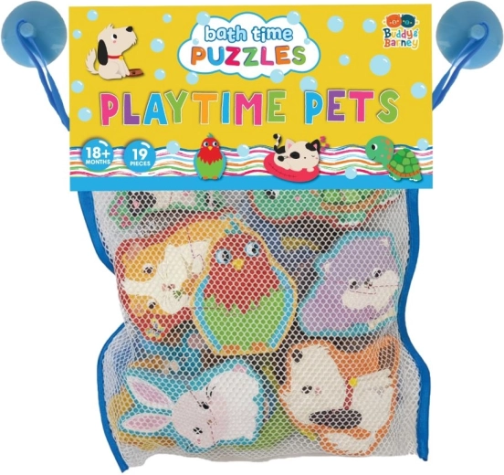 Buddy & Barney pjenaste puzzle naljepnice za kadu – životinjice