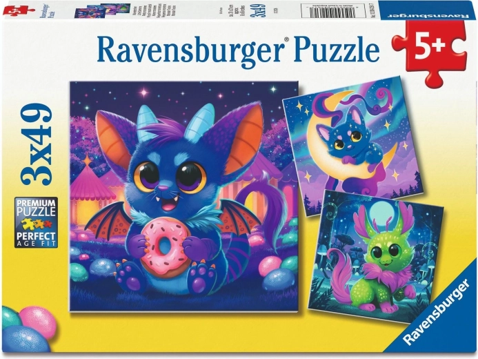 Ravensburger slagalica Mala Čablice 3×49 dijelova