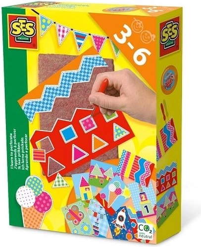 SES kreativni set za djecu – perforiranje dlijetom