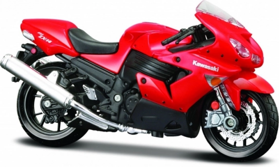 Model motocikla Kawasaki Ninja ZX-14 s postoljem 1:18