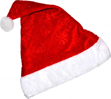 Božićna kapa s pomponom 28 × 40 cm