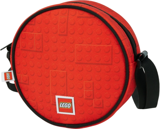 LEGO round crossbody bag Brick Dots red