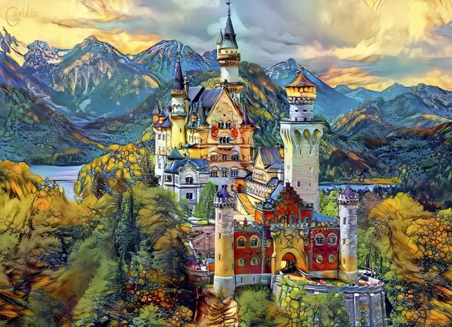 Puzzle Neuschwanstein 1000 dijelova BLUEBIRD