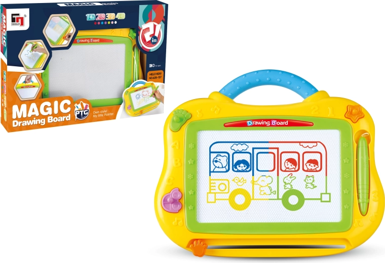 Magnetna crtajuća ploča Magic mala šarena