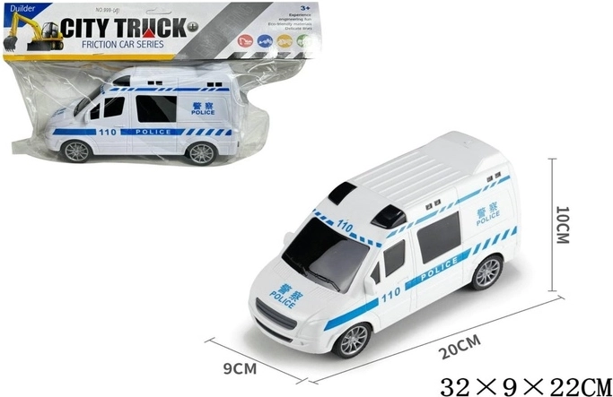 Police Car with Mechanical Drive