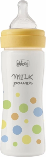 Chicco bočica za dojenčad Perfect Easy 250 ml, silikonska duda srednji protok, za dječake (2m+)