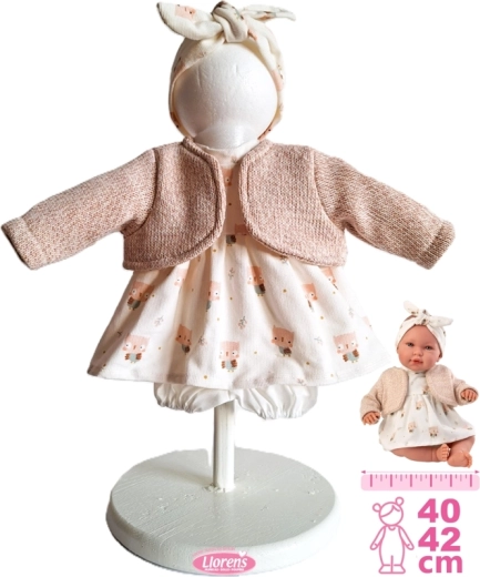 Odjeća za lutku New Born 40–42 cm, 4‑dijelni set Llorens