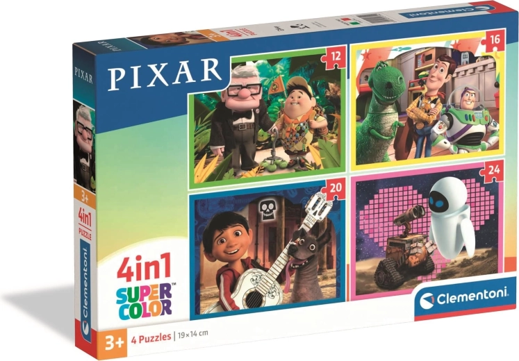 CLEMENTONI puzzle Pixar bajke 4u1 (12, 16, 20 i 24 dijelova)