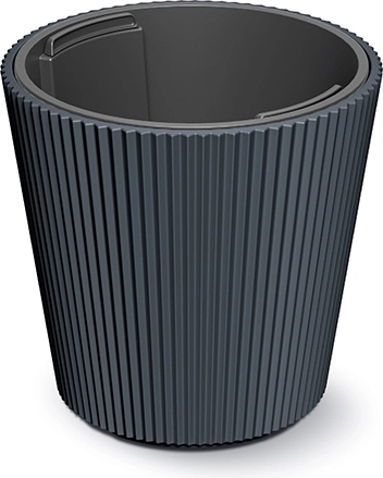 Tegla Milly s unutarnjim uloškom, promjer 17,6 cm, antracit