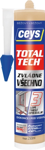 Univerzalno ljepilo i brtvilo 290 ml TOTAL TECH bež CEYS