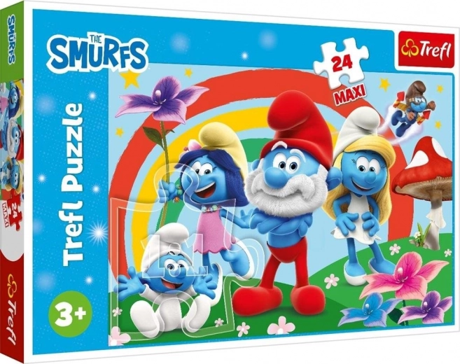 Puzzle 24 maxi – štrumpfastičan dan – The Smurfs