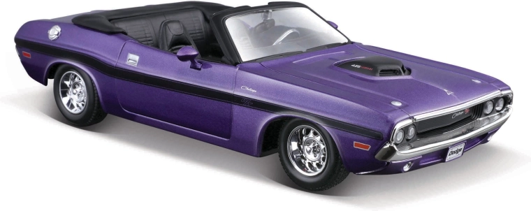 Maisto 1970 Dodge Challenger R/T kabriolet – metalni model 1:24, ljubičasta metalik