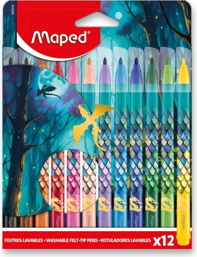 Maped flomasteri Dragon 12 kom