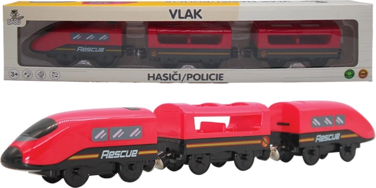 Babu vatrogasni vlakić s magnetskim vagonima na baterije