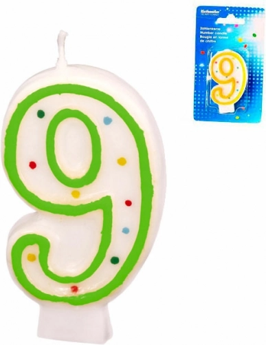 Tortna svijeća broj 9